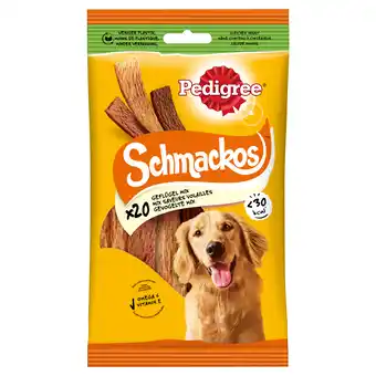 Zooplus 4x20 stuks Schmackos met Kip Pedigree Hondensnacks aanbieding