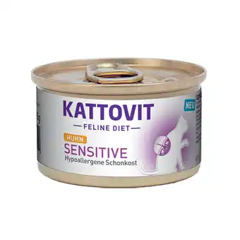 Zooplus 12x85g Sensitive Kip Kattovit Kattenvoer aanbieding