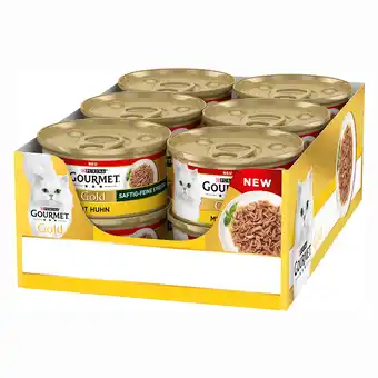 Zooplus 48x85g Kip Sappige Fijne Reepjes Gourmet Kattenvoer aanbieding