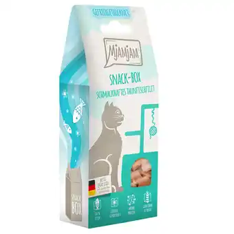 Zooplus 4x35g MjAMjAM Snackbox Smakelijke Tonijnfilet Kattensnacks aanbieding