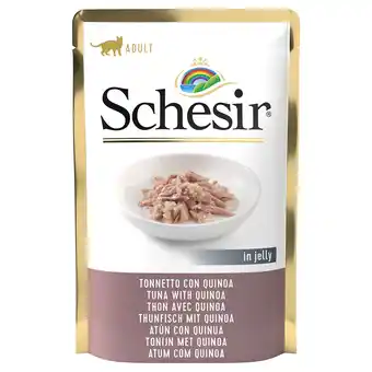 Zooplus 6x85g Tonijn met Quinoa in Gelei Schesir Kattenvoer Maaltijdzakjes aanbieding