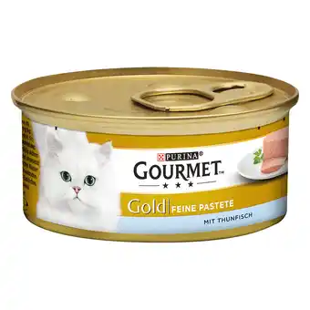 Zooplus 24x85g Paté Tonijn & Kip Gourmet Gold Kattenvoer Gemengd Pakket 1 aanbieding