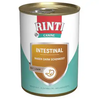 Zooplus 24x400g RINTI Canine Intestinal met Lam hondenvoer nat aanbieding