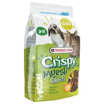 Zooplus 2,75kg Crispy Muesli Konijn + 4x2 Versele-Laga Sticks aanbieding