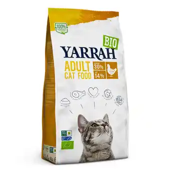 Zooplus 10kg Yarrah Bio met Kip Kattenvoer droog aanbieding