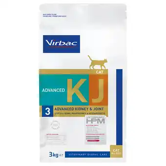 Zooplus 2x3kg Virbac Veterinary HPM Cat Advanced Kidney & Joint Support KJ3 droogvoer voor katten aanbieding