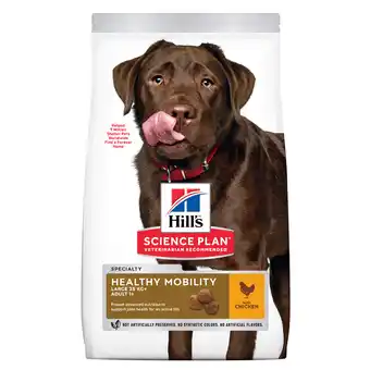 Zooplus 2x14kg Adult Healthy Mobility Large Breed met Kip Hill's Science Plan Hondenvoer aanbieding