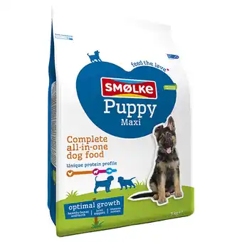 Zooplus 3kg Puppy Maxi Optimal Growth Smølke Hondenvoer aanbieding