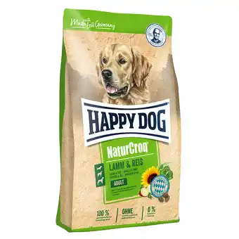 Zooplus 15kg Lam & Rijst Happy Dog NaturCroq Hondenvoer aanbieding