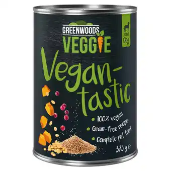 Zooplus 12x375g Vegantastic Greenwoods Veggie Hondenvoer aanbieding