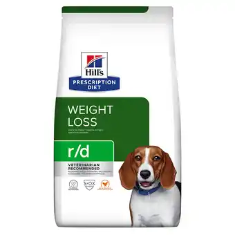 Zooplus 4kg R/D Weight Reduction Kip Hill's Prescription Diet Hondenvoer aanbieding