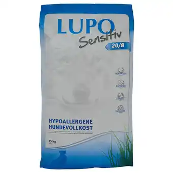 Zooplus 2x15kg Lupo Sensitiv 20/8 Hondenvoer aanbieding