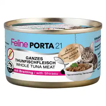 Zooplus 6x90g Tonijn Porta 21 Kattenvoer aanbieding