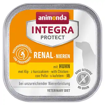 Zooplus 12x150g Protect Nieren Schaaltje Kip Animonda Integra Hondenvoer aanbieding