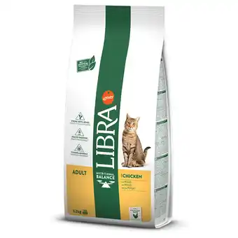 Zooplus 2x12kg Libra volwassen kattenvoer met kip en rijst aanbieding