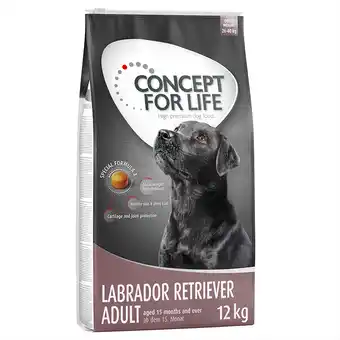 Zooplus Dubbelpak Concept for Life: 2 x Grootverpakking Hondenvoer - Labrador Retriever (2 x 12 kg) aanbieding