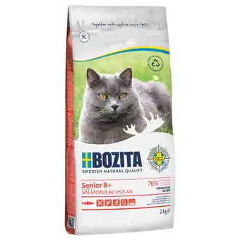 Zooplus 2x 2kg Bozita Grainfree Senior 8+ droog kattenvoer aanbieding