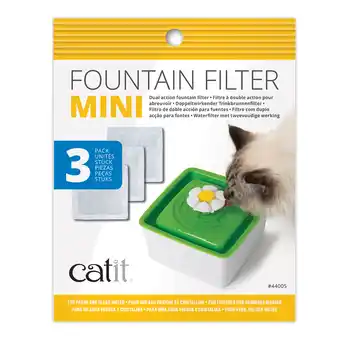 Zooplus Drie reservefilters - Catit 2.0 Flower Fountain MINI aanbieding