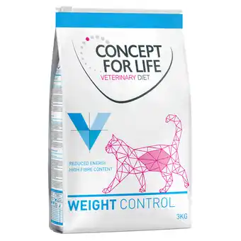 Zooplus Concept for Life Veterinary Diet Weight Control 3 x 3 kg aanbieding