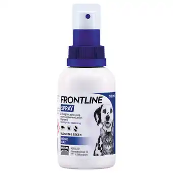 Zooplus Frontline Spray 2,5 mg/ml Oplossing voor Honden en Katten - 2 x 100 ml aanbieding