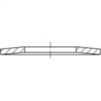 Conrad TOOLCRAFT 1066954 Schijfveren Binnendiameter: 14.2 mm DIN 2093 RVS 200 stuk(s) aanbieding