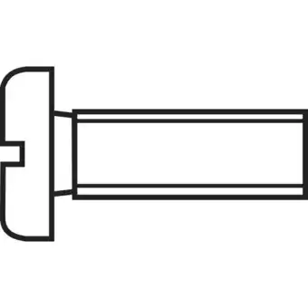 Conrad TOOLCRAFT 888686 Cilinderschroeven M3 16 mm Sleuf DIN 84 Staal Verzinkt 1 stuk(s) aanbieding