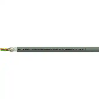 Conrad Helukabel 19104 Geleiderkettingkabel S-PAAR-TRONIC-C-PUR 8 x 0.25 mm² Grijs 100 m aanbieding