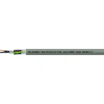 Conrad Helukabel 22557 Geleiderkettingkabel M-FLEX 512-PUR 4 G 6.00 mm² Grijs 100 m aanbieding