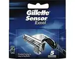 De Online Drogist Gillette Gillet Sensor Excel Scheermesjes 5ST aanbieding