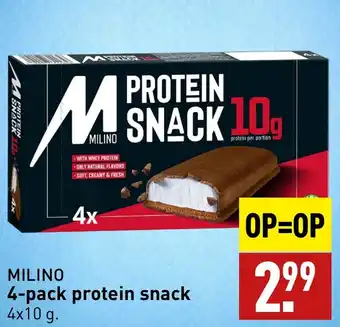 ALDI MILINO 4-pack protein snack aanbieding