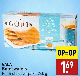 ALDI GALA Boterwafels 240g aanbieding