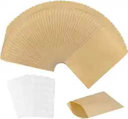 Amazon Carehabi 150 stuks papieren zakken klein 6 x 10 cm, zadenzakjes, mini-papieren zakjes van kraftpapier, bruin voor gastgeschen aanbieding