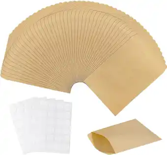 Amazon Carehabi 150 stuks papieren zakken klein 6 x 10 cm, zadenzakjes, mini-papieren zakjes van kraftpapier, bruin voor gastgeschen aanbieding