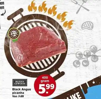 Hoogvliet Black Angus Picanha 400g aanbieding