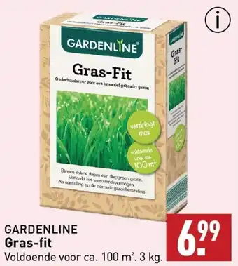 ALDI GARDENLINE Gras-fit 3kg aanbieding