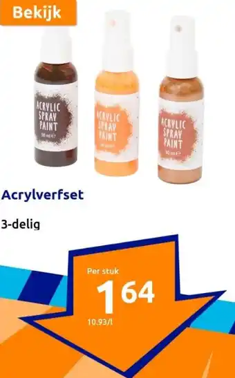 Action Acrylverfset 3-delig aanbieding