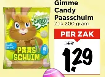 Vomar Voordeelmarkt Gimme Candy Paasschuim 200g aanbieding