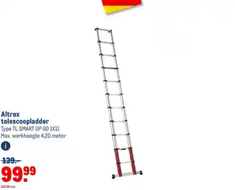 Makro Altrex telescoopladder aanbieding