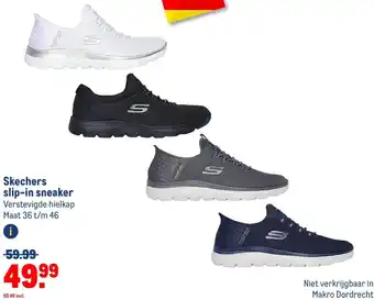 Makro Skechers slip-in sneaker aanbieding