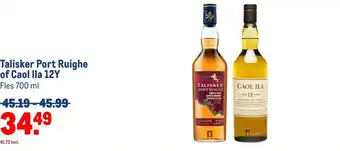 Makro Talisker Port Ruighe of Caol Ila 12Y  700 ml aanbieding