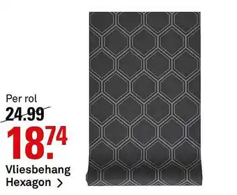 Karwei Vliesbehang Hexagon aanbieding