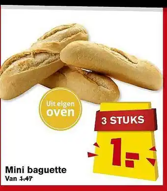 Hoogvliet Mini baguette aanbieding