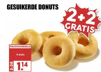 MCD Supermarkt Gesuikerde Donuts 4st aanbieding