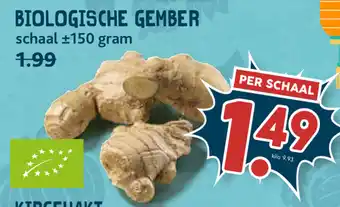 MCD Supermarkt Biologische Gember 150g aanbieding