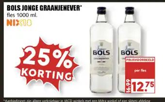 MCD Supermarkt Bols jonge graanjenever 1L aanbieding