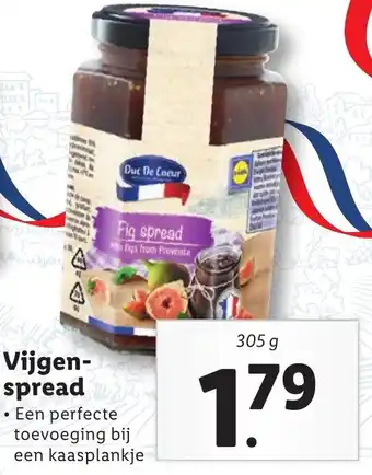 Lidl Vijgen spread 305g aanbieding