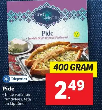 Lidl Pide 400 gram aanbieding