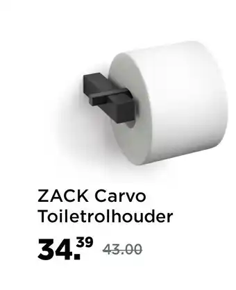 Saniweb ZACK Carvo Toiletrolhouder aanbieding