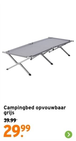 Opvouwbaar Campingbed, Buitenbedje van Aluminiumlegering