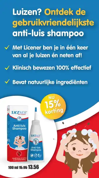 Gezond & Wel Anti-luis shampoo 100ml aanbieding